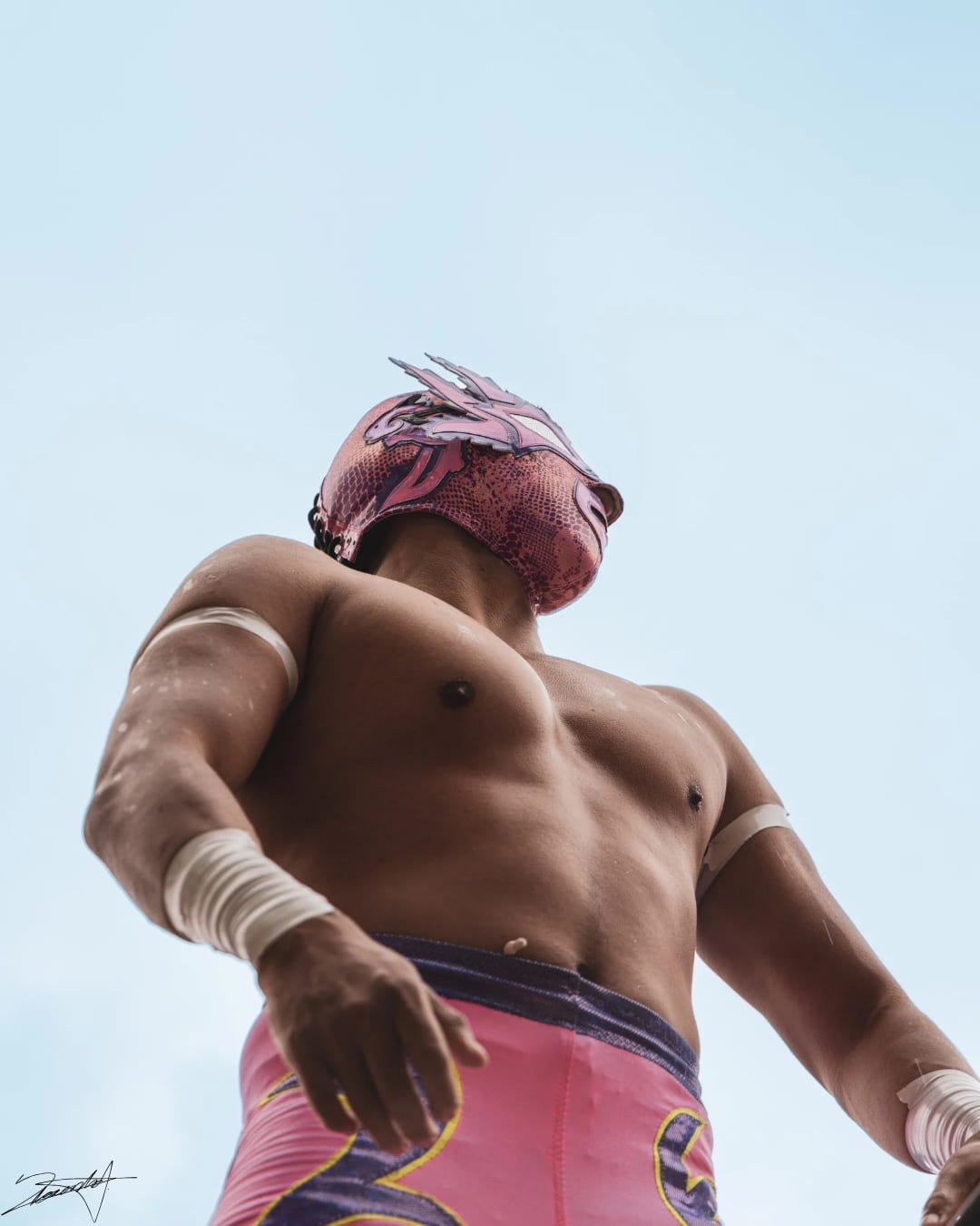 Los Luchadores, fotografía de Martha Larracilla