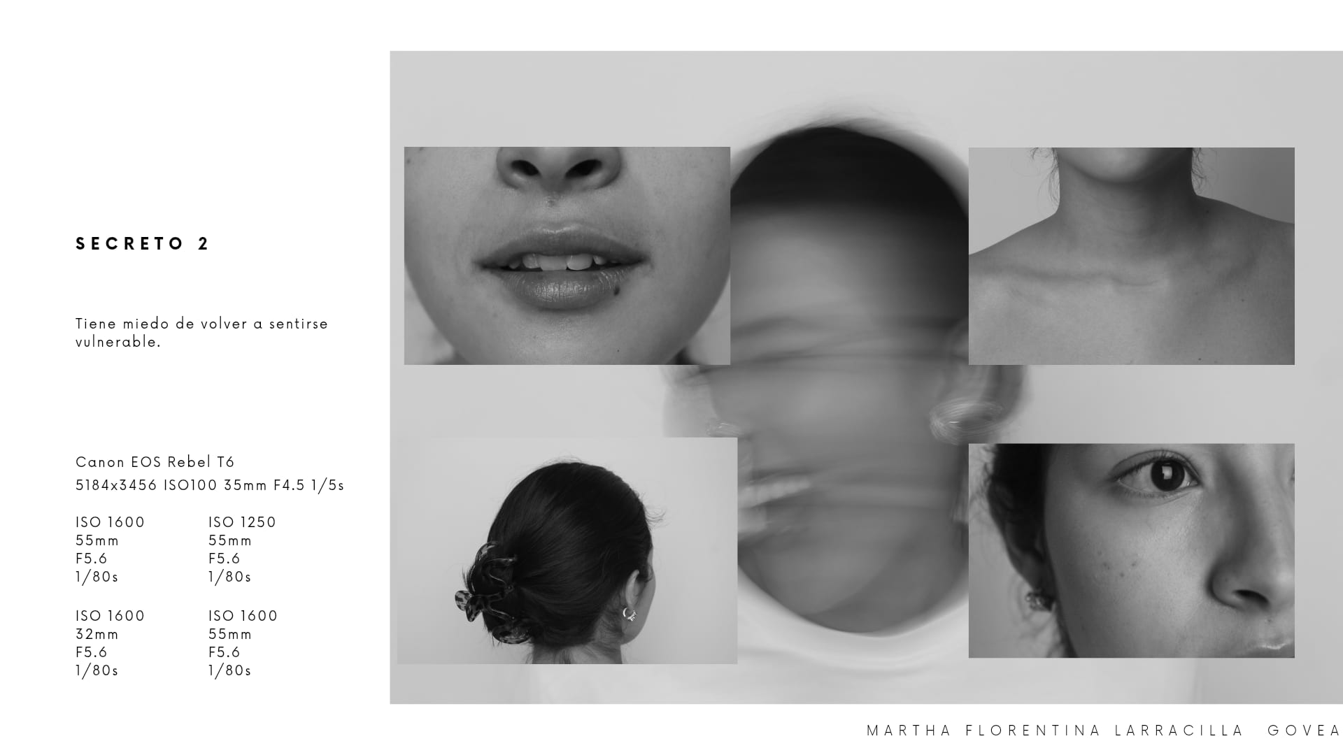 Secretos de Mujer, fotografía de Martha Larracilla
